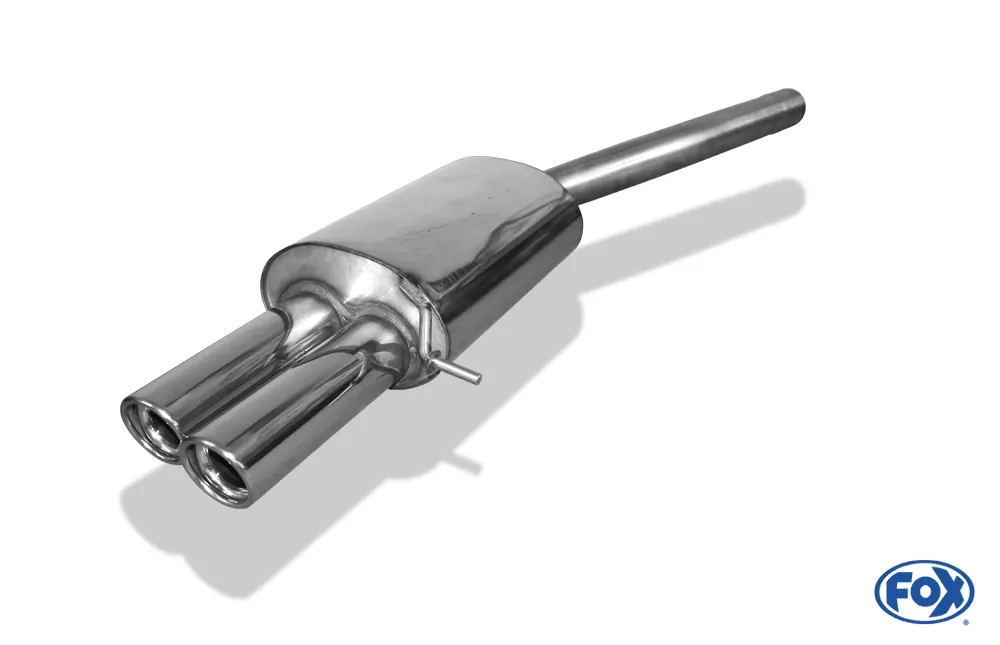 Skoda Octavia Typ 1Z RS inkl. Facelift  Endschalldämpfer einseitig - 2x80 Typ 17