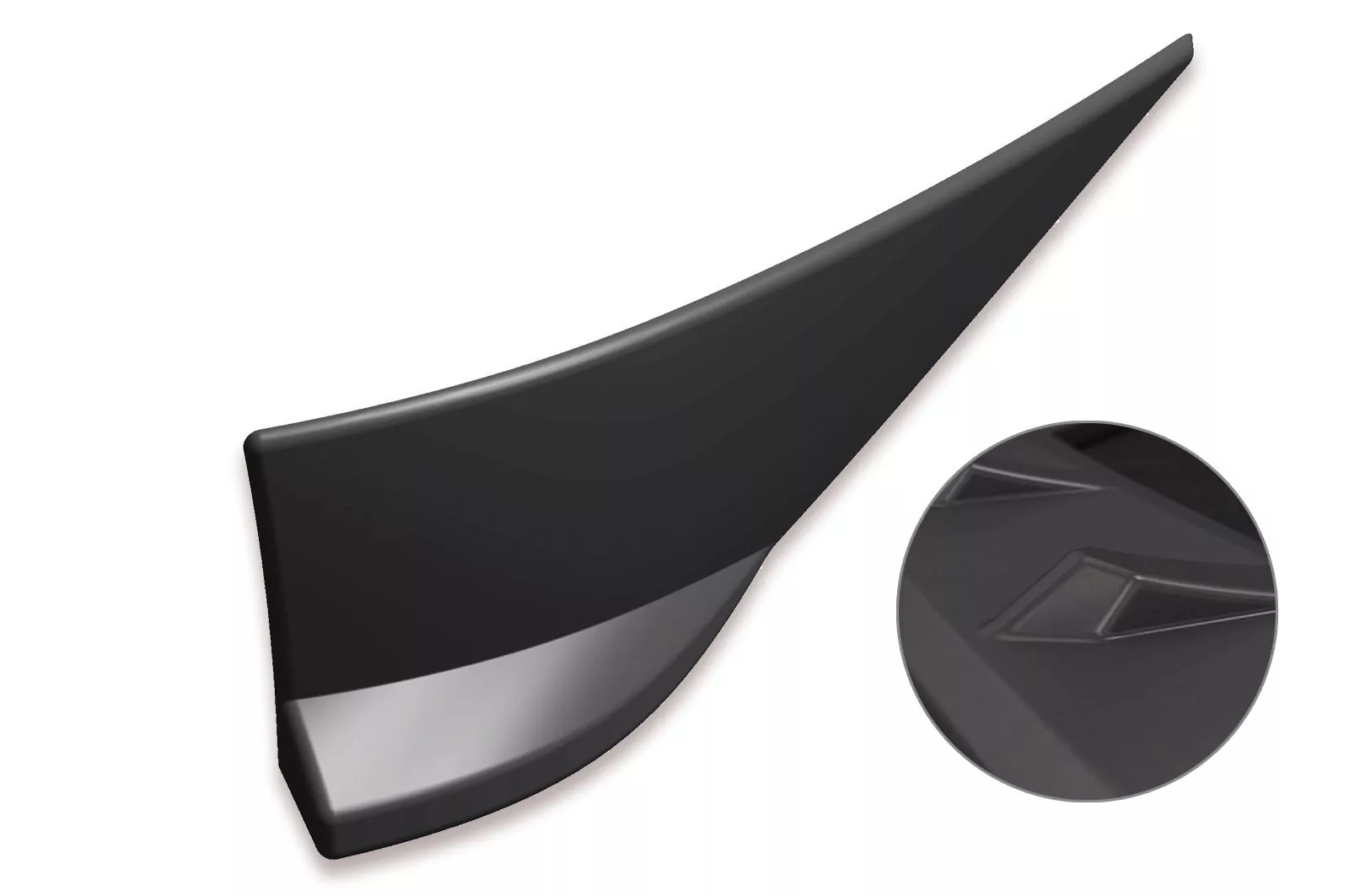 Heckansatz für VW Golf 7 Basis Lackierfreundlich (schwarz matt)