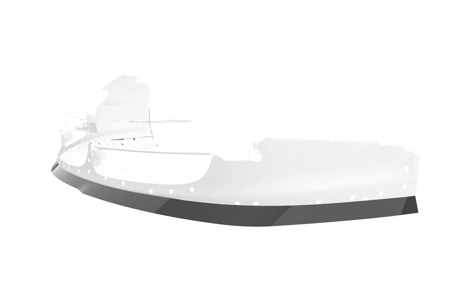 Cup-Spoilerlippe für Porsche 911/997 CSL114-M Carbon Look (matt)