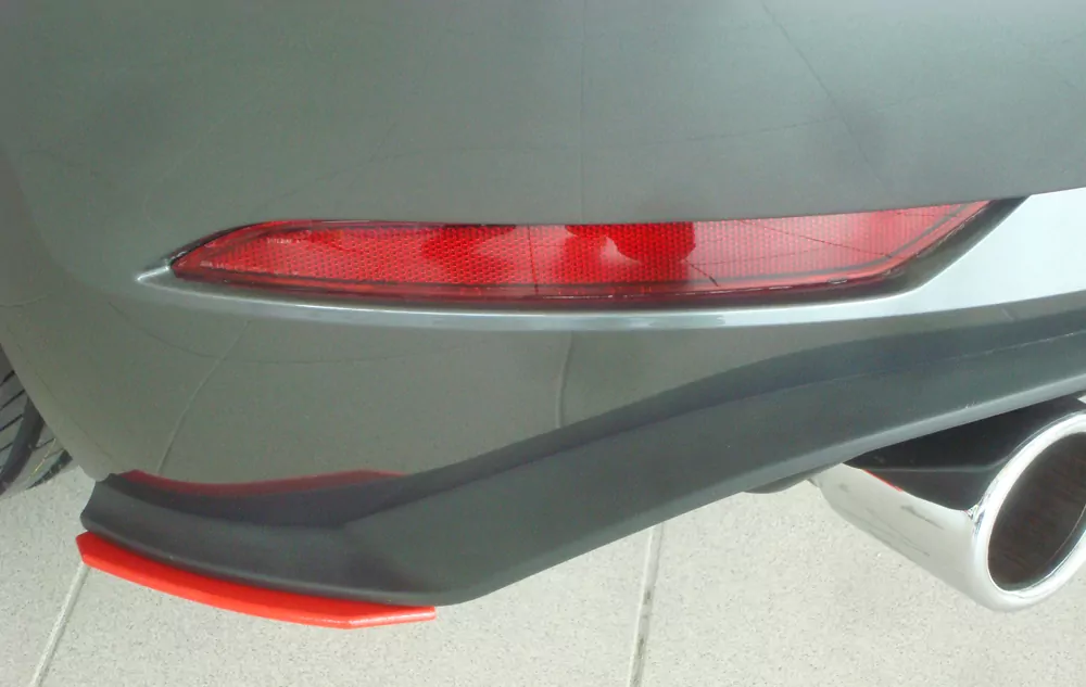 Rieger Heckschürzenansatz seitlich rechts für VW Golf 7 GTD | 5-tür. 02.17- (ab Facelift) für orig. Heckeinsatz