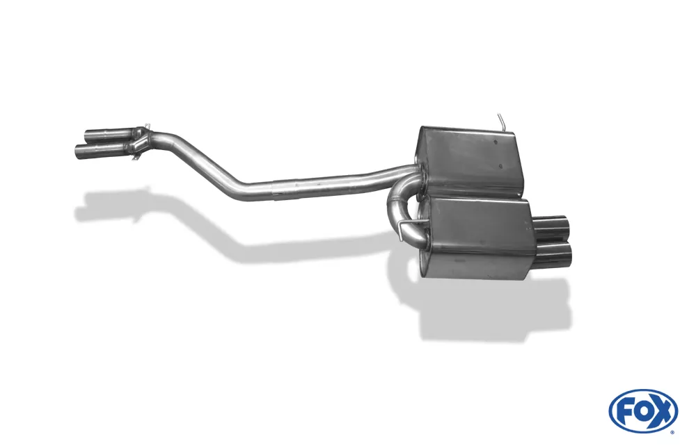 BMW Z4 E85  Endschalldämpfer inkl. Y-Verbindungsrohr 2x50mm - 2x80 Typ 10