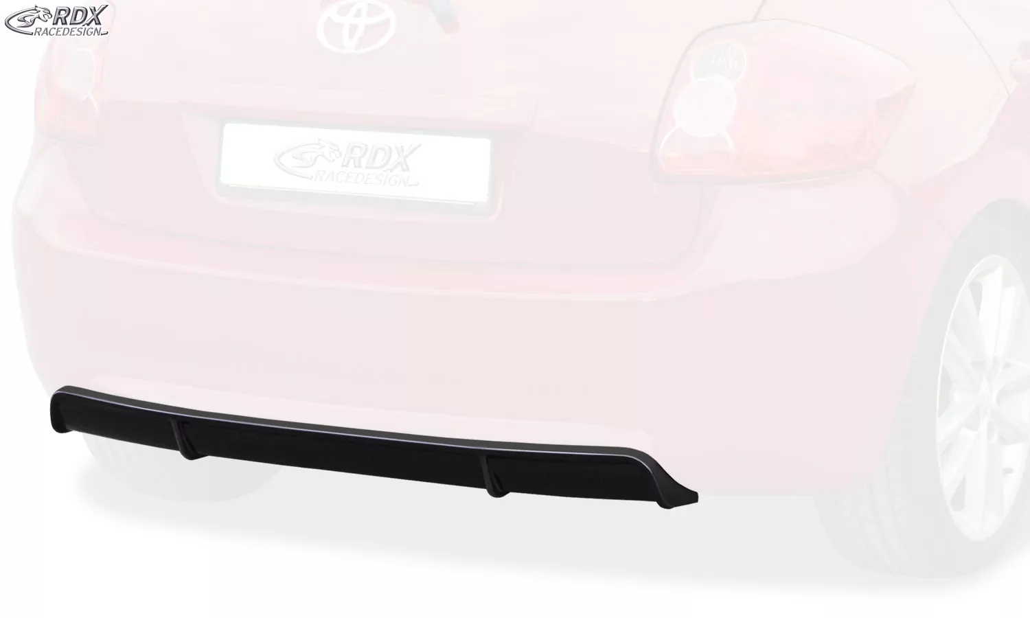 RDX Heckansatz für TOYOTA Auris E150 (-2010) Diffusor Heckblende Heckdiffusor