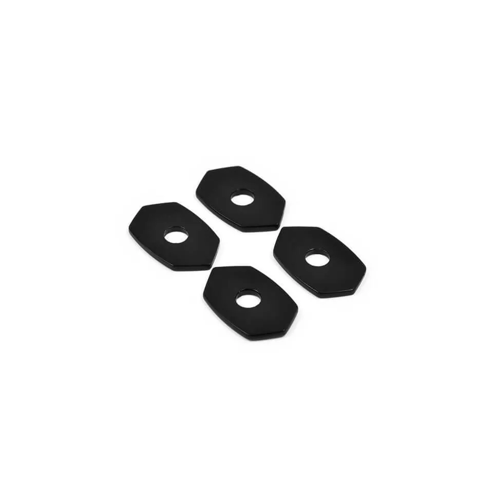 HIGHSIDER Montageplatten INDY SPACER Alu schwarz, für div. KAWASAKI