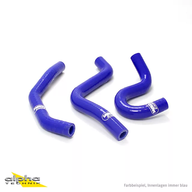 SAMCO SPORT Siliconschlauch Kit blau für Honda CR80R Modelljahr 1998-2012