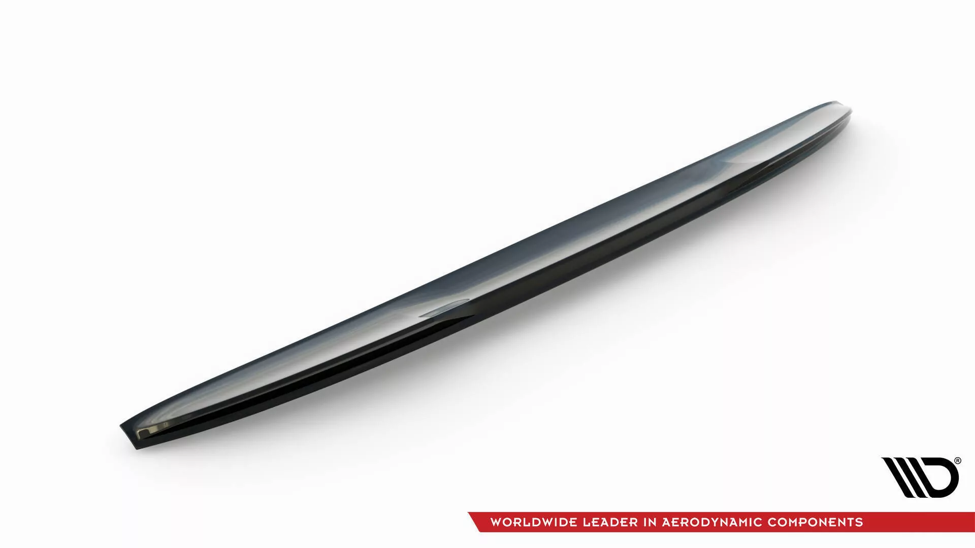 Spoiler CAP Für 3D Audi A3 S-Line Limousine / S3 Limousine 8Y Facelift Schwarz Hochglanz