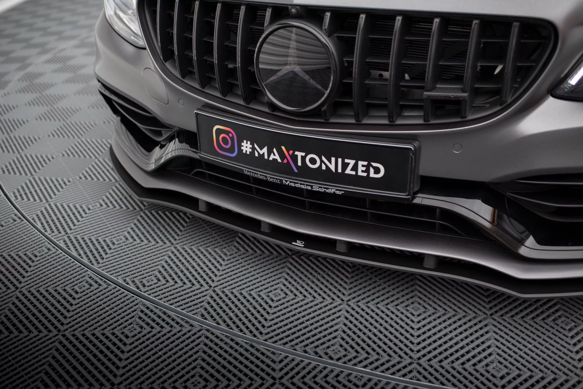 Street Pro Front Ansatz Für Für Mercedes-AMG C63 Limousine / Kombi W205 Facelift