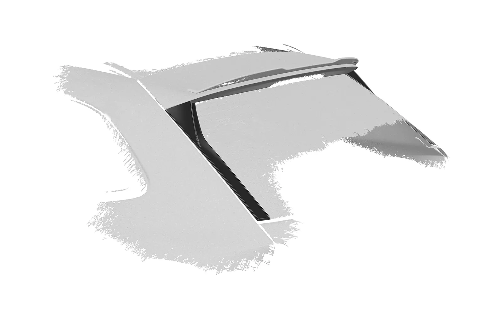 Heckflügel mit ABE für BMW 3er G21 Touring HF115 Schwarz Strukturiert