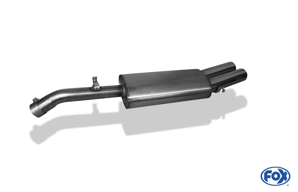 VW Golf II Typ 19E GTI  Endschalldämpfer - 2x76 Typ 13