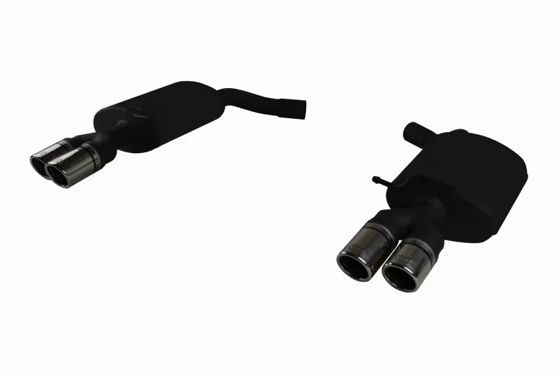 Ulter Sportauspuff für Audi A4 typ B7 QUATTRO 2004-2007 4 Duplex Endrohre rund Ø70