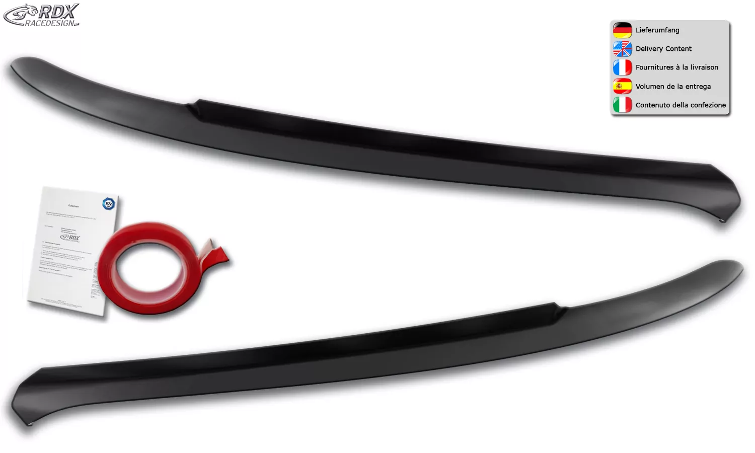 RDX Scheinwerferblenden für VW T-Roc A1 (2017-2021) Böser Blick