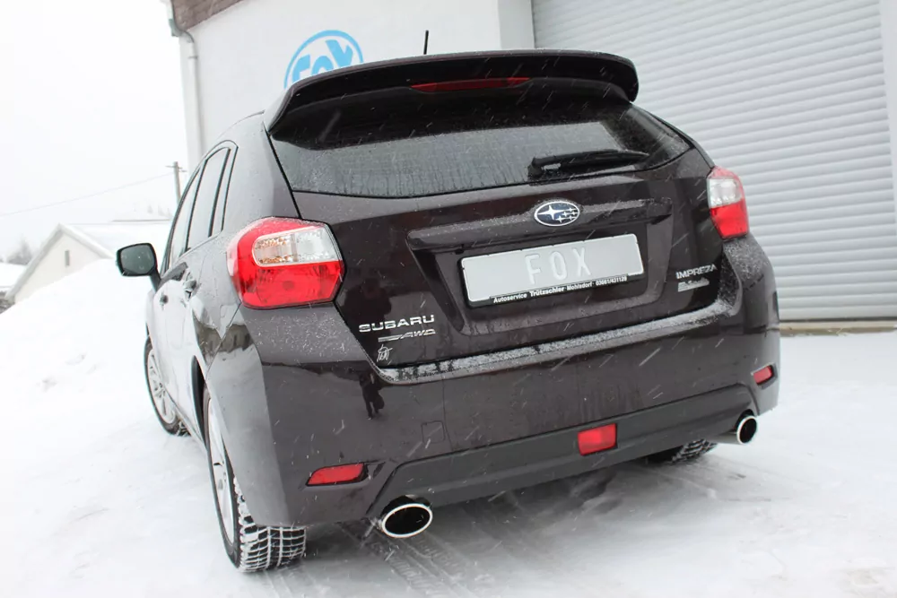 Subaru Impreza GP 4x4  Endschalldämpfer quer Ausgang rechts/links - 115x85 Typ 38 rechts/links