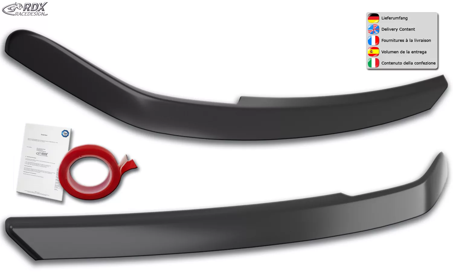 RDX Scheinwerferblenden für AUDI A6 4K C8 2F (2018+) Böser Blick