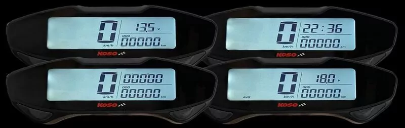 KOSO Digitaler Tachometer, DB EX-03 mit ABE