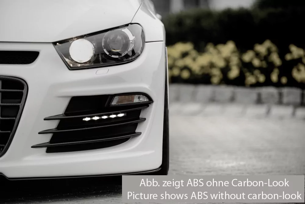 Rieger Lufteinlaßblenden  (Aufpreis) für VW Scirocco 3 (13) - 2-tür. 08.08-04.14 (bis Facelift) schwarz glanz
