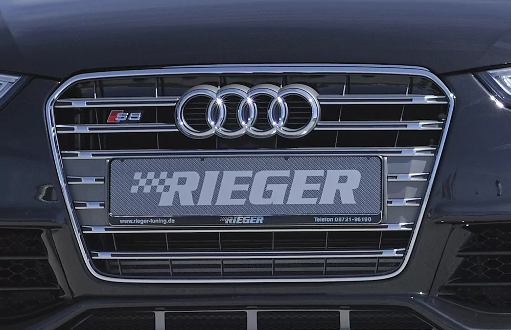Kühlergrill Audi S5 (B8) platinumgrau inkl S5-Logo für Audi A5 (B8/B81) Cabrio 10.11-06.16 (ab Facelift)