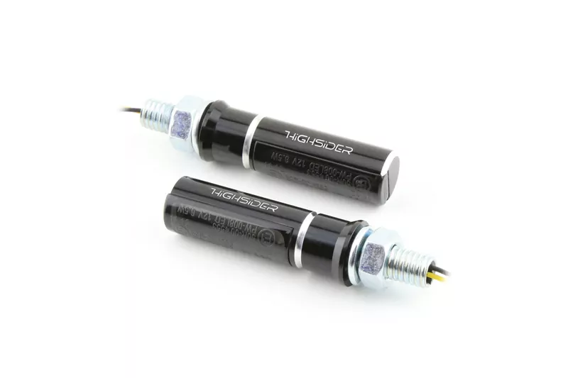 HIGHSIDER pro Conero LED Indicator Black/Translucent E-Approved (Pair)