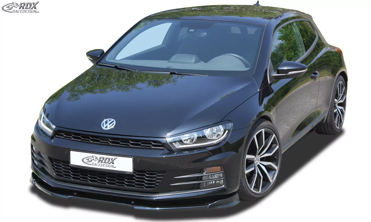 RDX Frontspoiler VARIO-X für VW Scirocco 3 (2014+) Frontlippe Front Ansatz Vorne Spoilerlippe