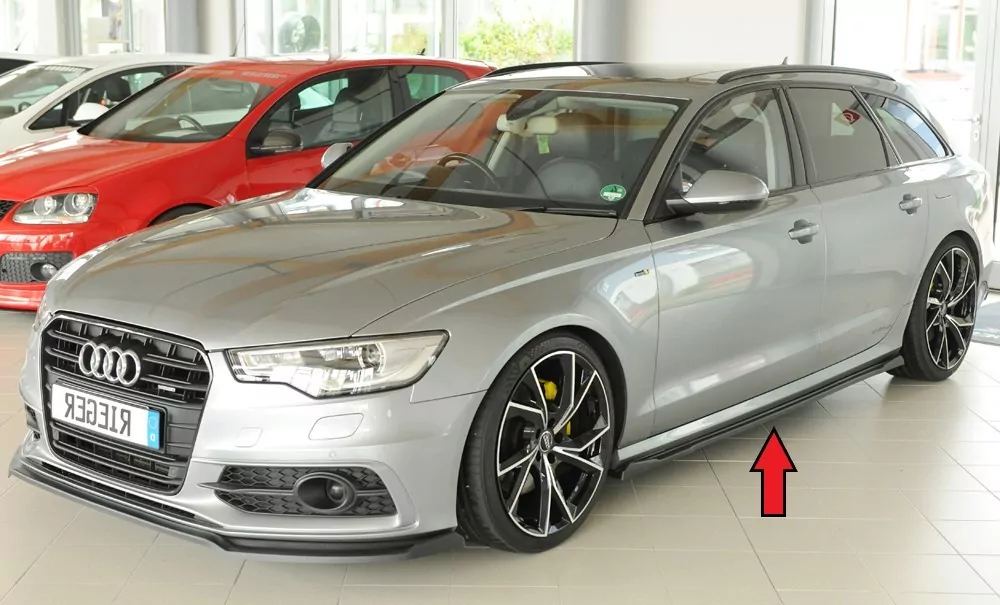 Rieger Seitenschweller links ansatz für Audi A6 S6 (4G/C7) Lim. 02.12-08.14 (bis Facelift)