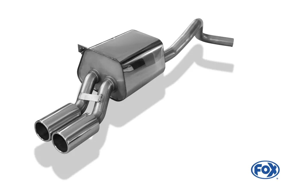 Renault Megane III Schrägheck/ Coupe  Endschalldämpfer - 2x80 Typ 12