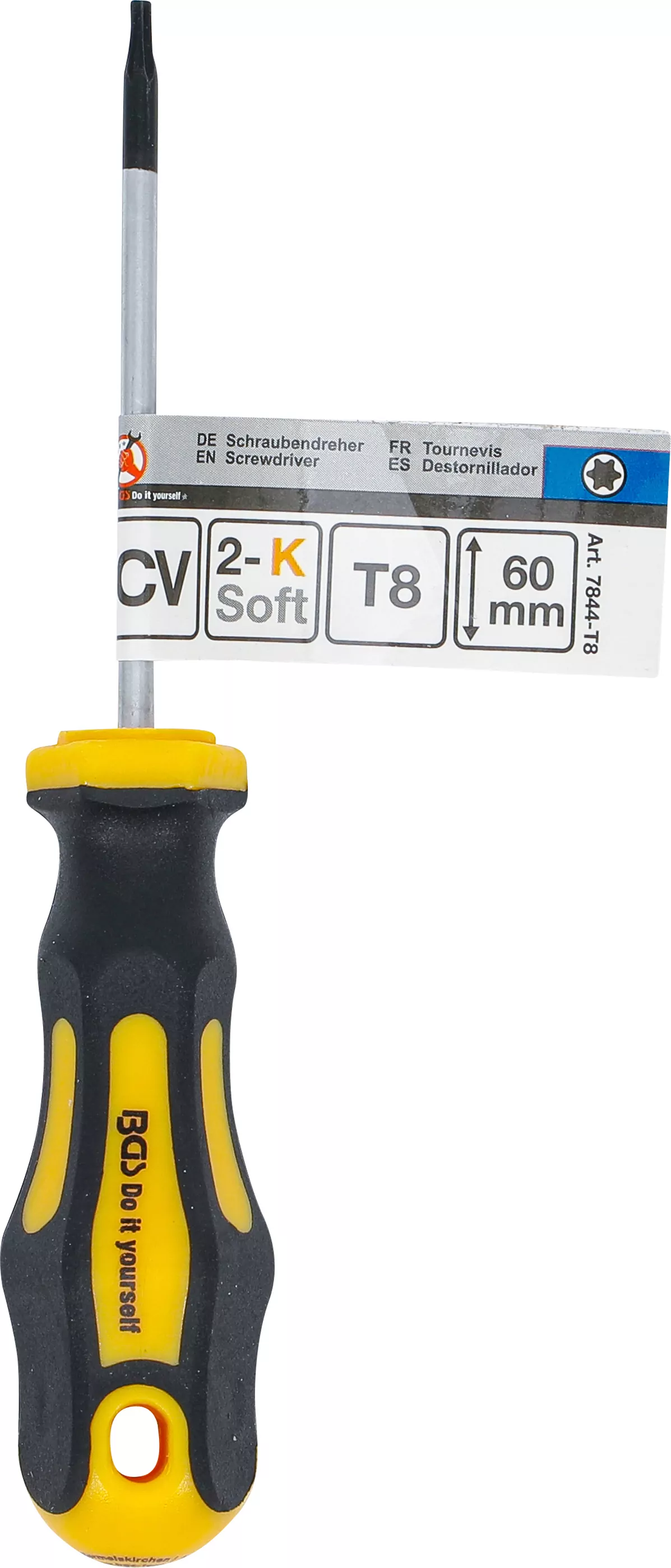 Schraubendreher | T-Profil (für Torx) T8 | Klingenlänge 60 mm