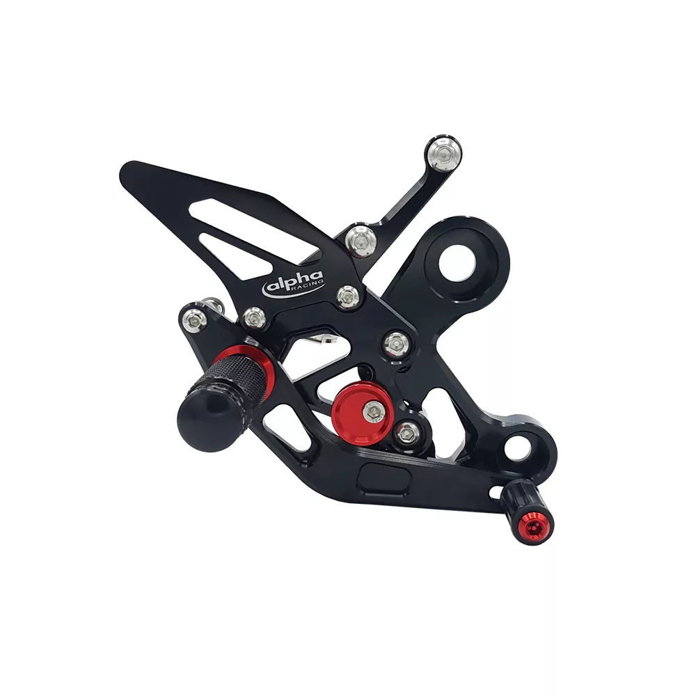 TRACK Fußrastenanlage schwarz Yamaha MT09 ab 2014 / MTN850-A ab 2017 / MTM-850 ab 2016 ABE in Vorbereitung