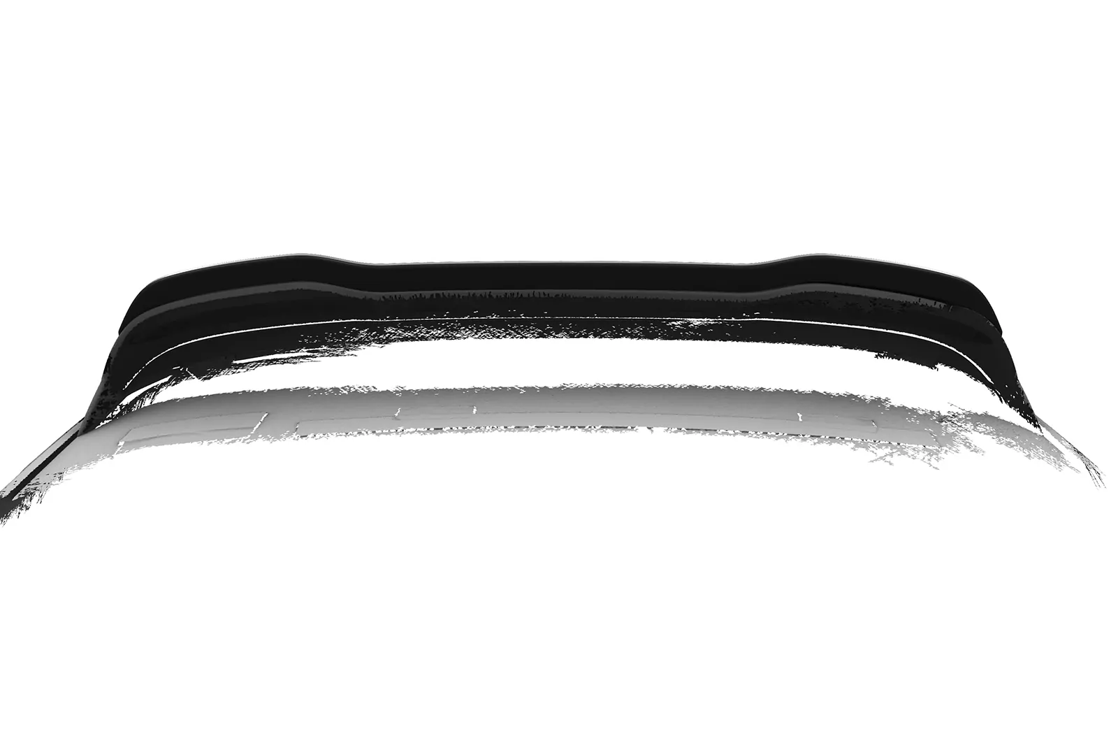 Heckflügel mit ABE für Peugeot 208 II HF057 Schwarz Strukturiert