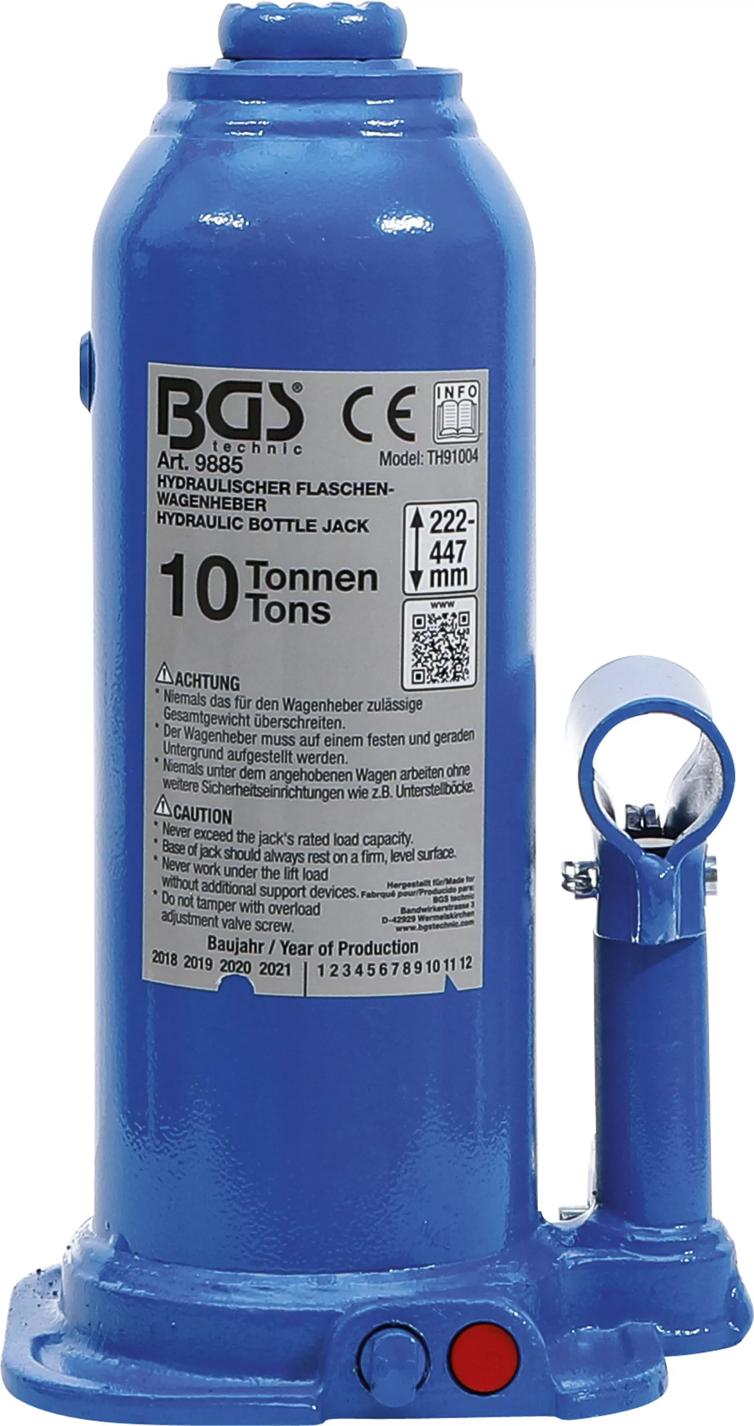 Hydraulischer Flaschen-Wagenheber | 10 t