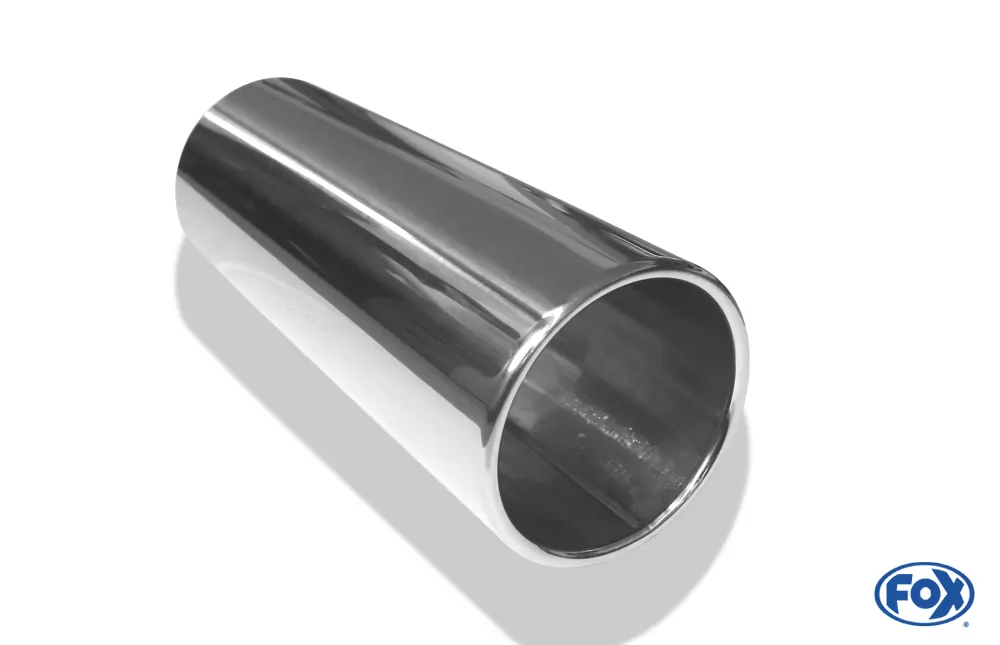 Anschweißendrohr Typ 12  Ø 114 mm / Länge: 300 mm  - rund / eingerollt / gerade / ohne Absorber