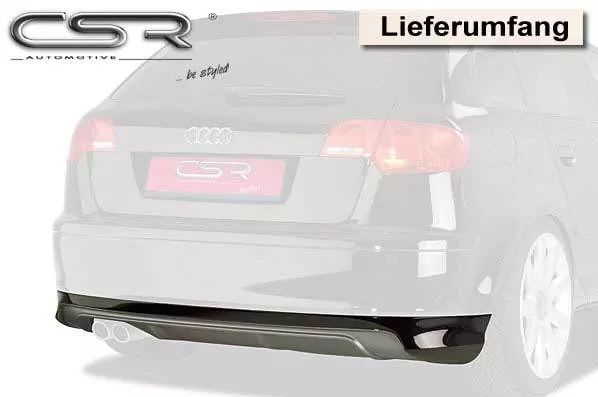 Heckansatz für Audi A3 8PA Sportback HA014