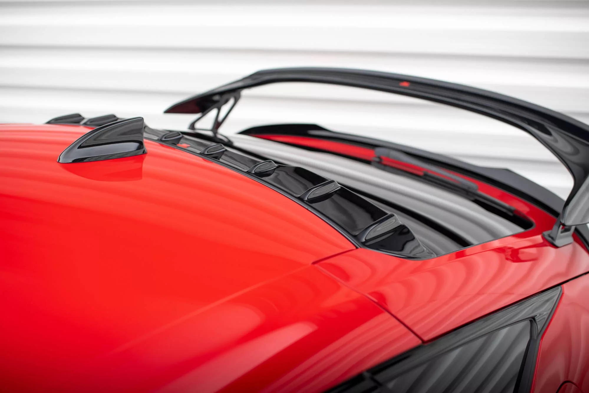 Heckscheiben Spoiler Für Honda Civic Type-R Mk 11 Schwarz Hochglanz