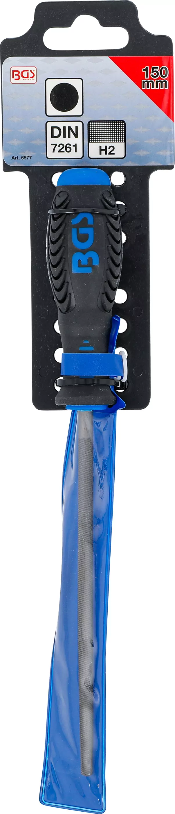 Werkstattfeile | rund | Hieb 2 | 150 mm