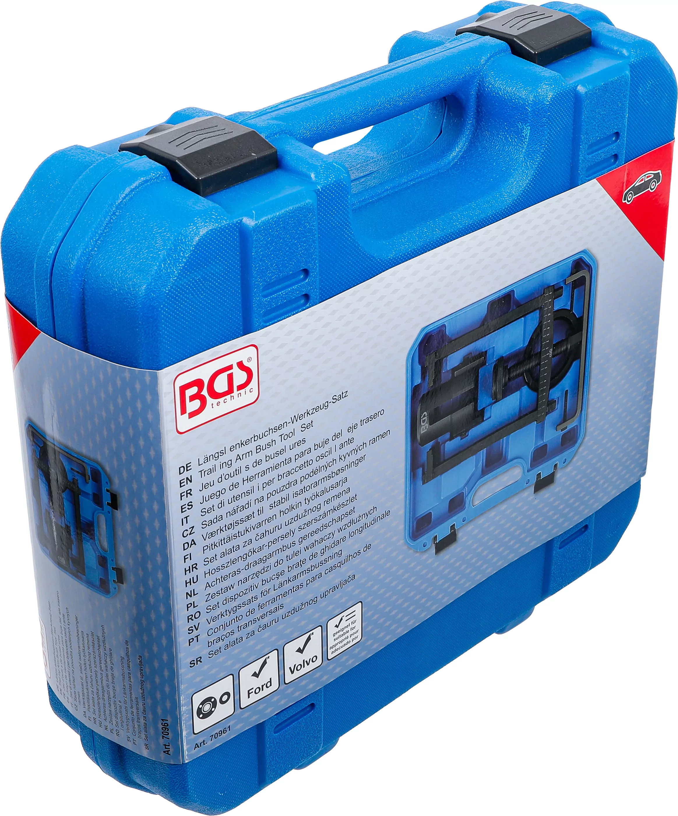 Längslenkerbuchsen-Werkzeug-Satz | Hinterachse rechts | für Ford & Volvo