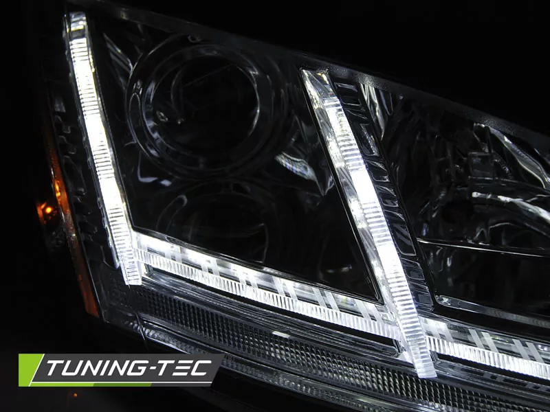 XENON HEADLIGHTS LED DRL CHROME SEQ fits AUDI TT 06-10 8J with AFS