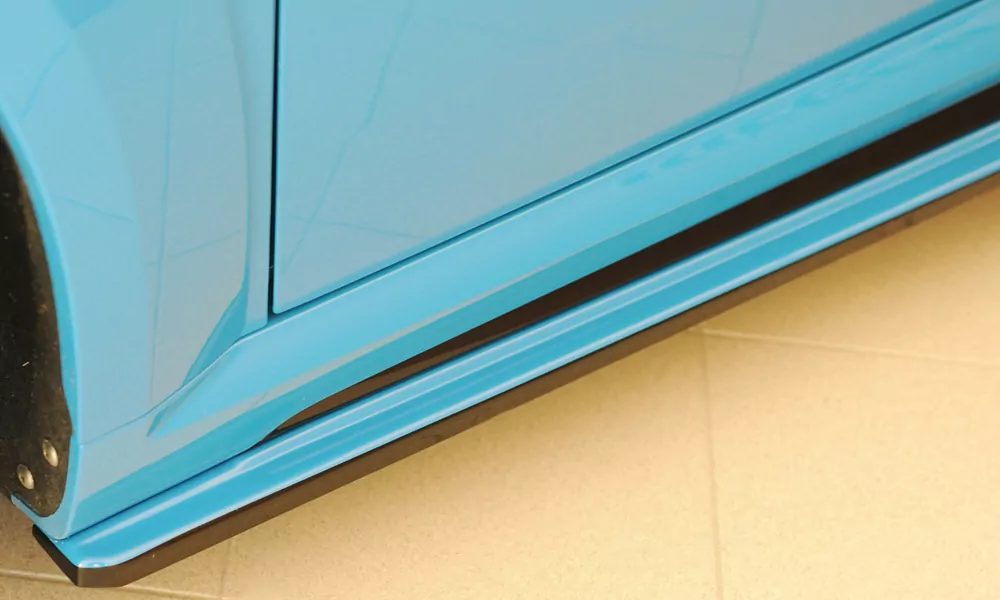 Rieger Seitenschweller links ansatz (ca. 19mm) matt schwarz für Audi TT RS (8J/8J1-FV/8S) Roadster 09.18- (ab Facelift)