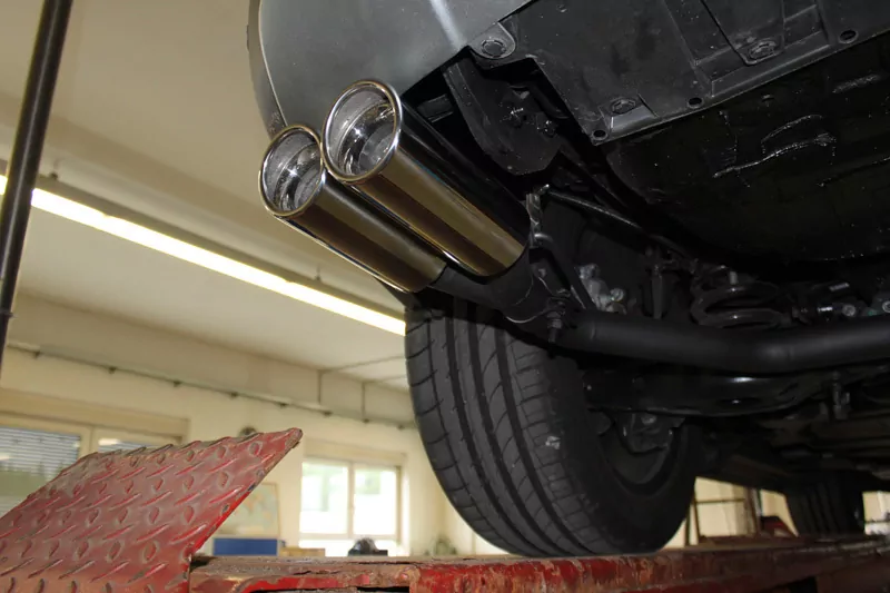 Toyota RAV 4 IV  Endrohrsystem rechts/links passend auf original Mittelschalldämpfer - 2x80 Typ 17 rechts/links