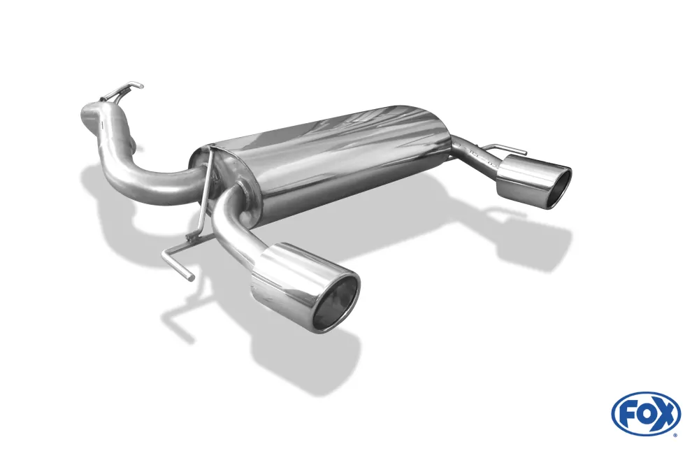 Opel Corsa D GSI  Endschalldämpfer quer Ausgang rechts/links - 1x100 Typ 16 rechts/links