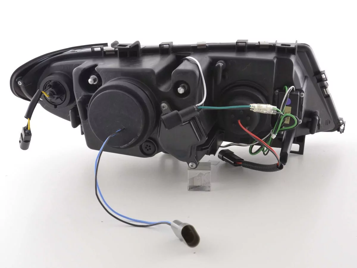 Scheinwerfer Set Angel Eyes BMW 3er E46 Limo/Touring Bj. 02-05 schwarz