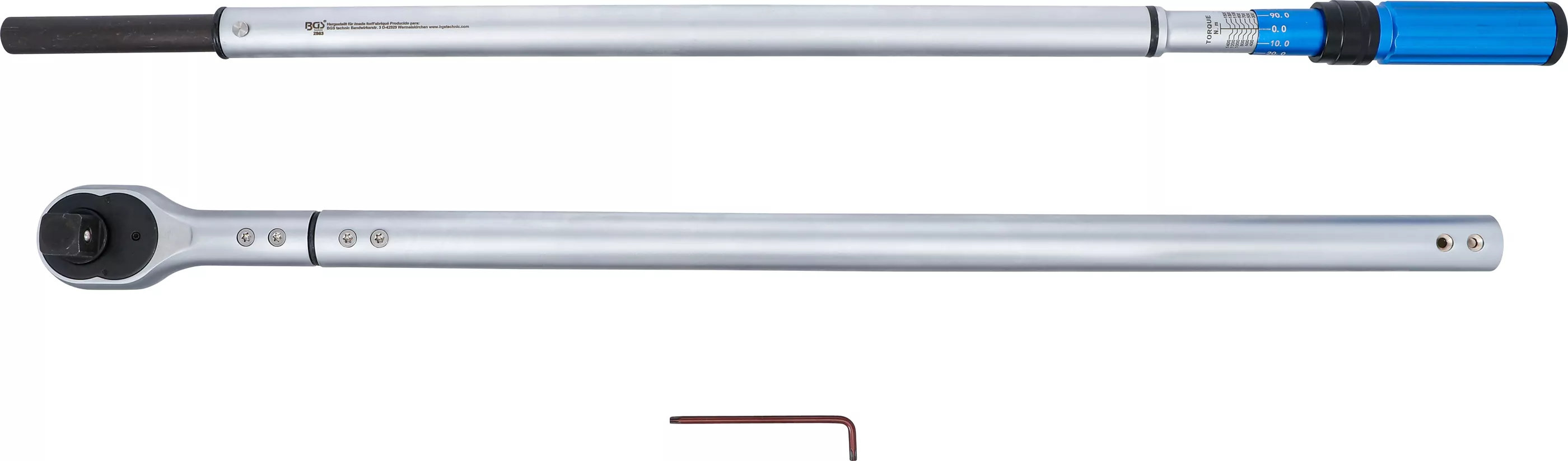 Drehmomentschlüssel | Abtrieb Außenvierkant 25 mm (1") | 300 - 1500 Nm