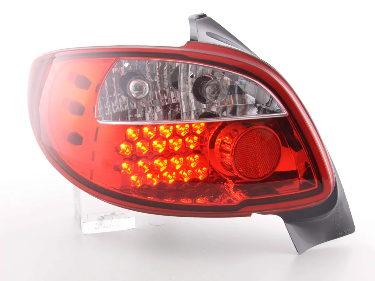 LED Rückleuchten Set Peugeot 206 3/5 trg. ohne Cabrio Bj. 98-05 rot