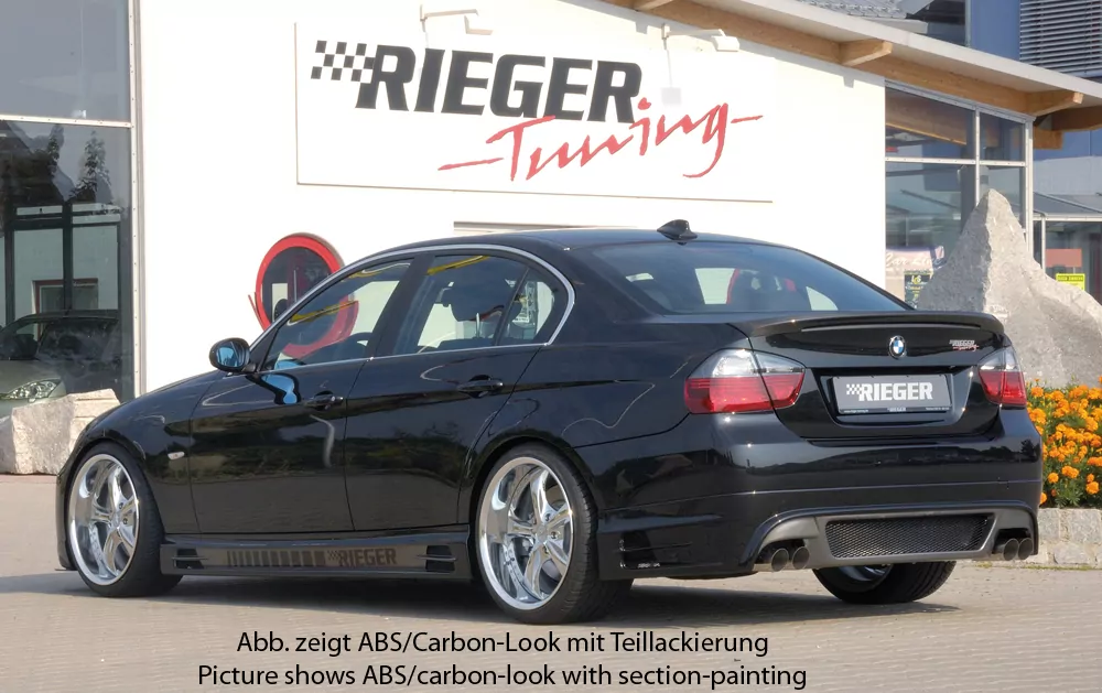 Rieger Seitenschweller rechts  carbon look für BMW 3er E90  09.08- (ab Facelift) LCI