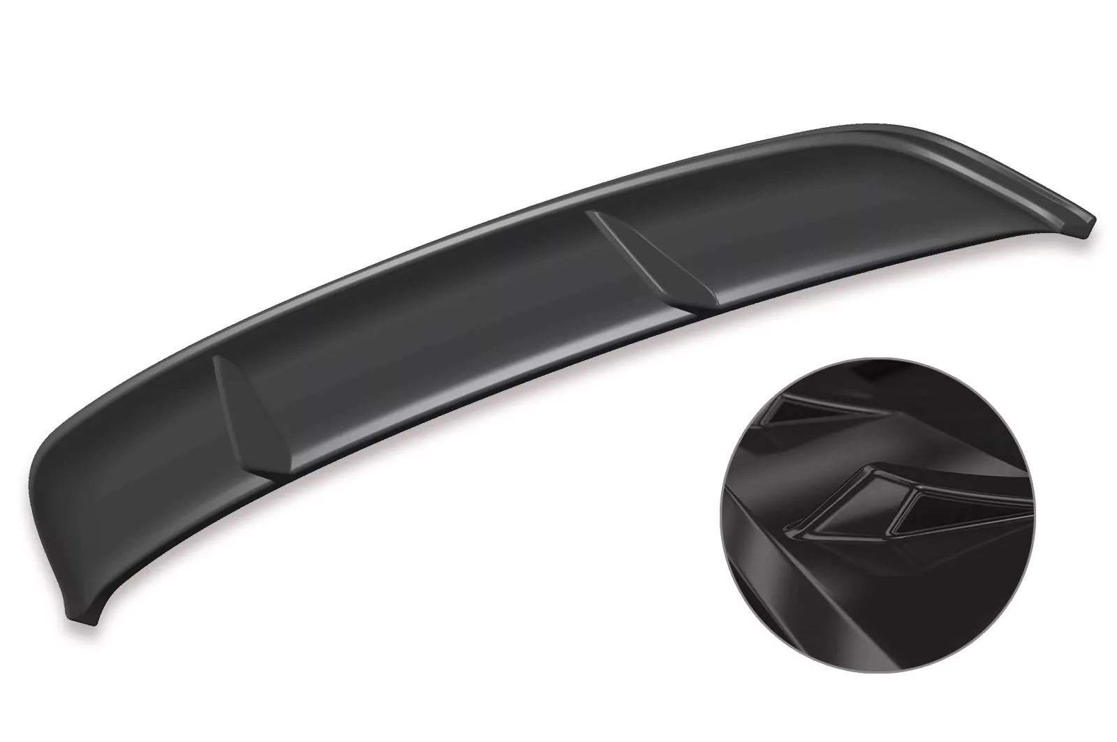 Heckansatz für VW Golf 7 Basis Glossy (schwarz hochglanz)