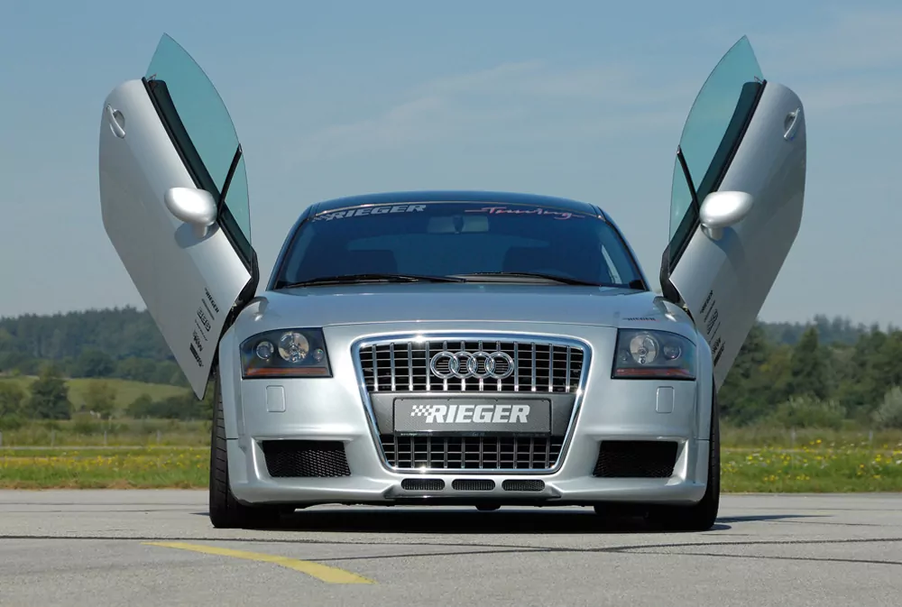 Rieger Spoilerstoßstange R-Frame für Audi TT (8N) - Roadster  Achtung: Grill muss separat bestellt werden! carbon optik