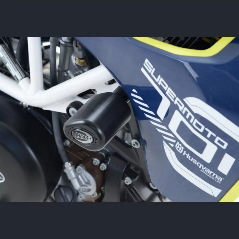 R&G Sturzpads "No Cut" Husqvarna 701 2015- / KTM 690 SMC-R 2019- / GasGas 700 2022-