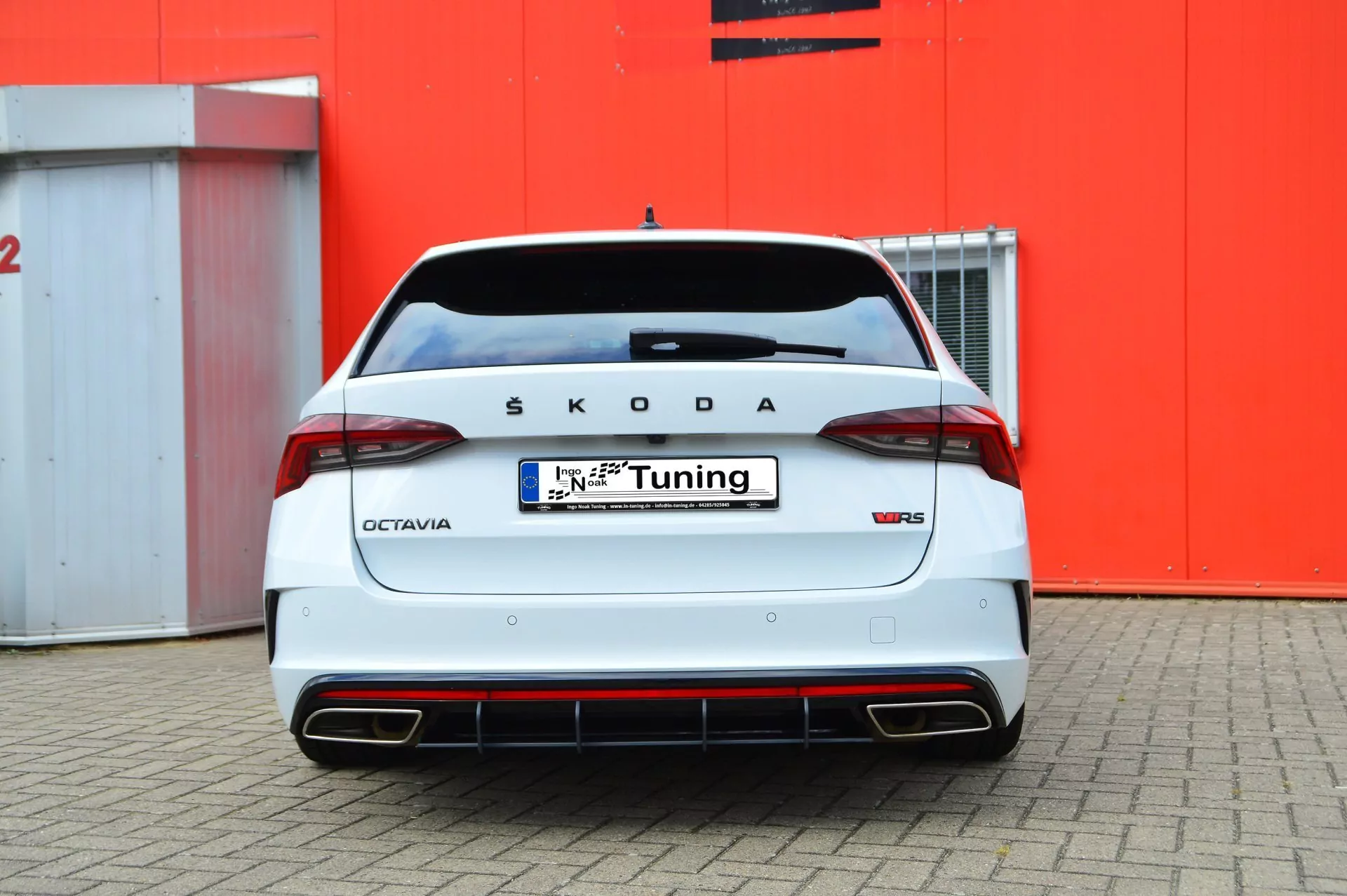 Heckansatz aus ABS für Skoda Octavia RS NX ab Bj.2020-