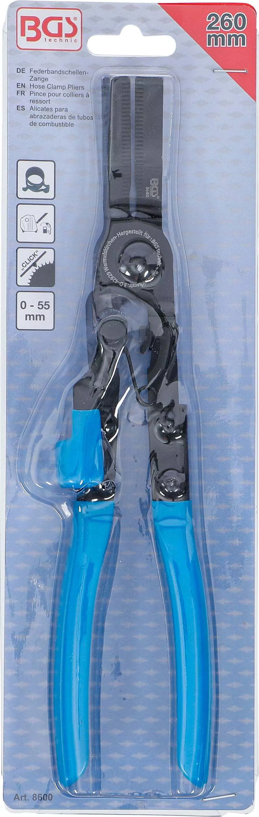 Federbandschellen-Zange | 260 mm