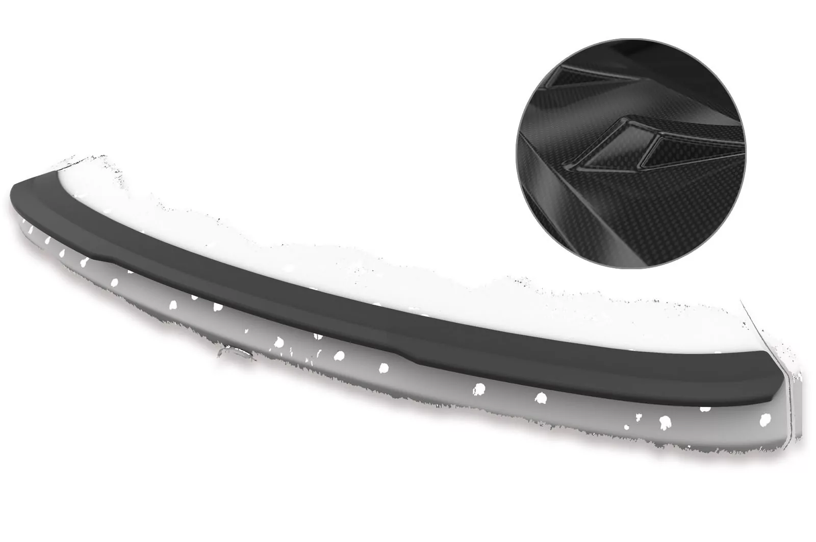 Heckflügel mit ABE für BMW X4 (F26) HF711-C Carbon Look Hochglanz