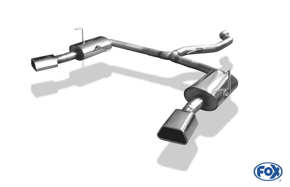 Opel Vectra C OPC Caravan  Endschalldämpfer rechts/links - 142x78 Typ 61 rechts/links