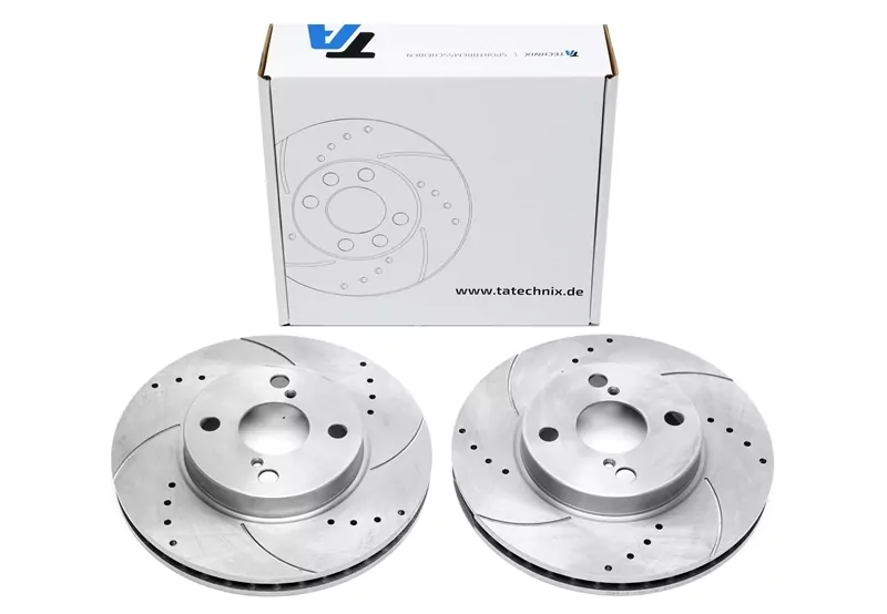 TA Technix Sport Bremsscheiben Satz Vorderachse passend für Toyota Corolla / Corolla Stufenheck / Corolla Combi / Corolla Verso / Prius