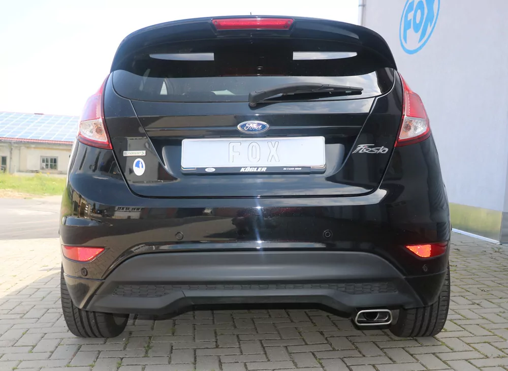Ford Fiesta VII - Black/ Red Edition - 1,0l Eco Boost 1,4l  Endschalldämpfer - 145x65 Typ 59