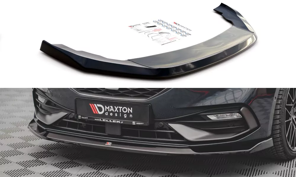 Street+ Spoilerlippe Front Ansatz V.3 Passend Für Seat Leon FR Mk4 